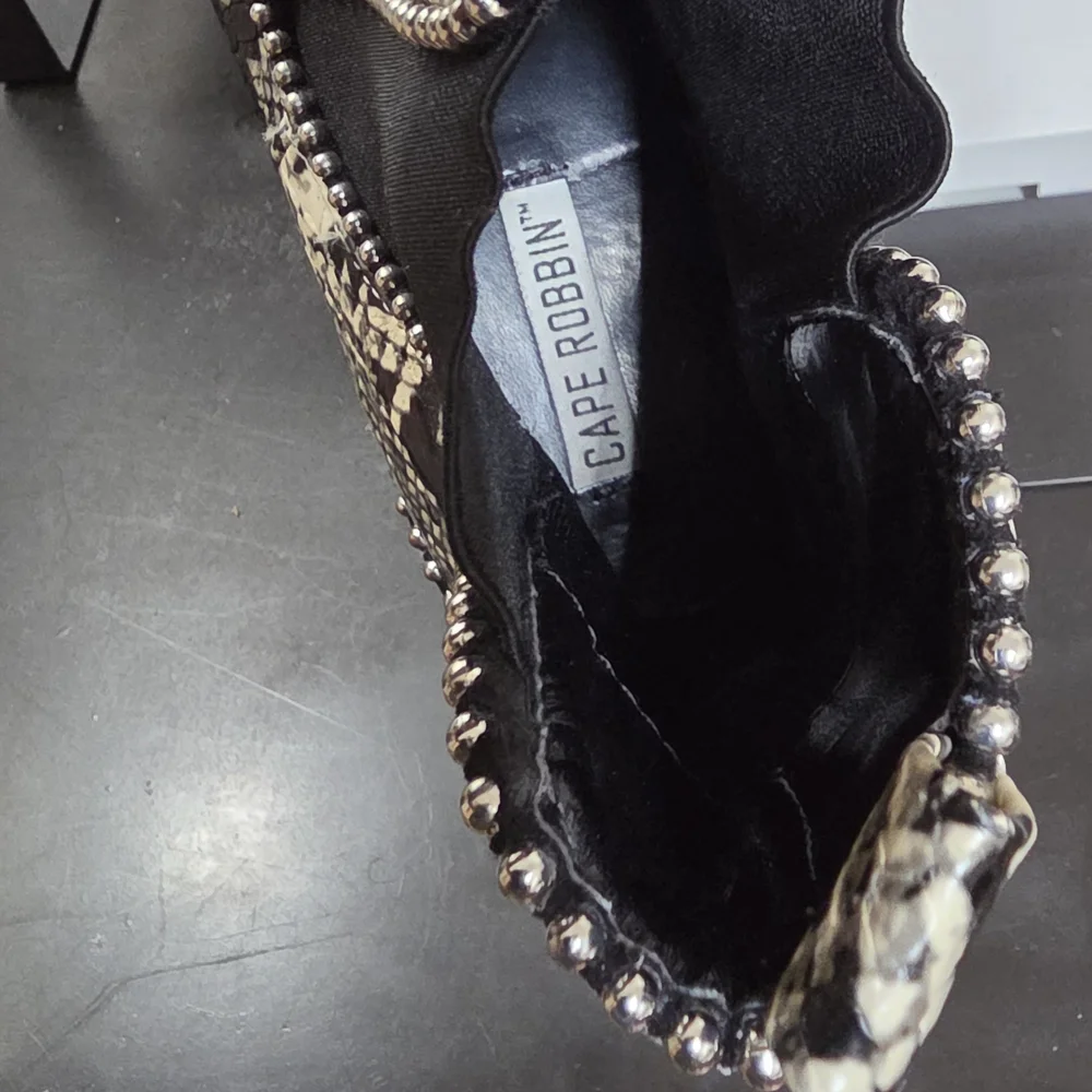 Cape Robbin Studded Python Ankle Boot - Picture 7 of 7